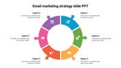 Email marketing strategy slide PPT model