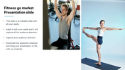 Fitness go market Presentation slide layout