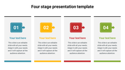 Editable four stage Presentation Template Design