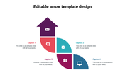 Get innovative Editable Arrow Template Design slides