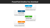 Best PowerPoint Timeline Free Download Themes Presentation