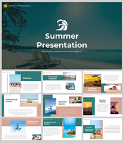 Creative Summer PowerPoint Presentation And Google Slides 