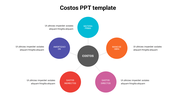 Download Editable Costos PPT template With Five Nodes