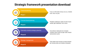 Arrow design strategic framework presentation download