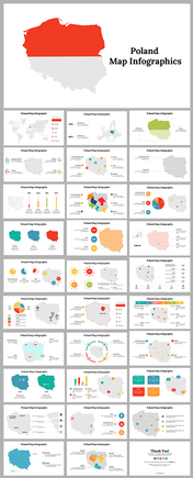 Poland Map Infographics PPT and Google Slides Themes