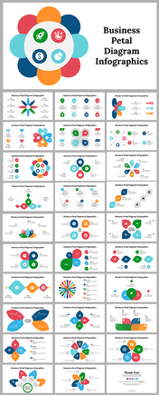 Business Petal Diagram Infographics PPT And Google Slides