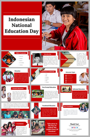 Indonesian National Education Day PPT And Google Slides