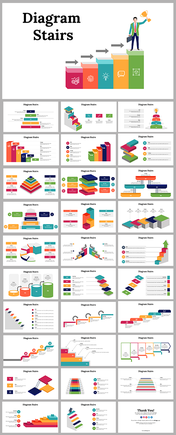 Diagram Stairs PowerPoint Presentation And Google Slides 