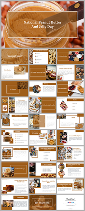 National Peanut Butter and Jelly Day Google Slides  