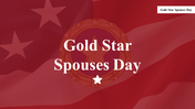 Gold Star Spouses Day PowerPoint And Google Slides Themes