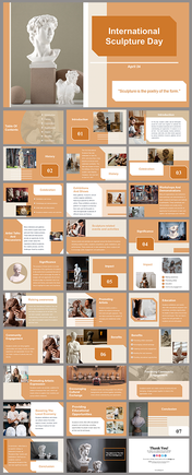 International Sculpture Day PPT And Google Slides Templates