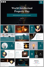 Editable World Intellectual Property Day Google Slides 