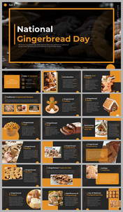 National Gingerbread Day PPT And Google Slides Templates