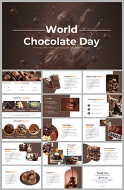 World Chocolate Day PowerPoint And Google Slides Themes