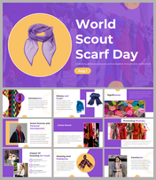 World Scout Scarf Day PPT And Google Slides Templates