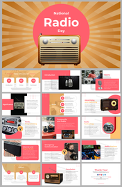 National Radio Day PowerPoint And Google Slides Templates