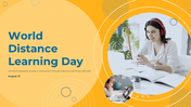 World Distance Learning Day PPT And Google Slides Themes