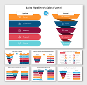 Sales Funnel Vs Sales Pipeline PowerPoint And Google Slides