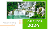 2024 Calendar PPT Presentation And Google Slides Templates