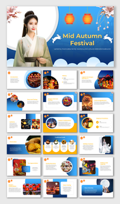 Elegant Mid Autumn Festival Presentation And Google Slides