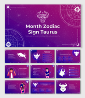 Innovative Month Zodiac Sign Taurus PPT And Google Slides