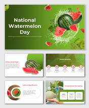 Deliciuos National Watermelon Day PPT And Google Slides