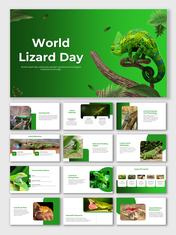 Attractive World Lizard Day PowerPoint And Google Slides