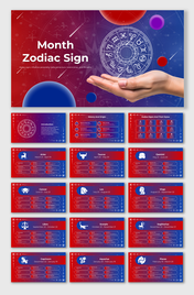 Best Month Zodiac Signs PowerPoint And Google Slides