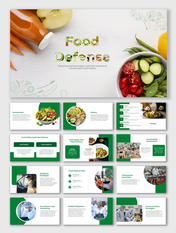 Creative Food Defense PowerPoint And Google Slides