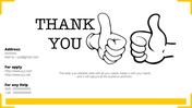 Modern Thank You PowerPoint Slide Template