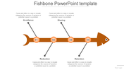 Magnificent Fishbone PowerPoint Presentation With Four Node