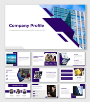 Awesome Company Profile PowerPoint And Google Slides