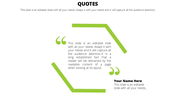 Best Quote PowerPoint Template & Google Slides Themes