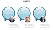 Stunning PowerPoint Quote Template For Presentation