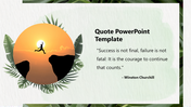 Majestic Quote PowerPoint And Google Slides Template