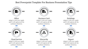 Best PowerPoint Template for Business with Six Nodes	