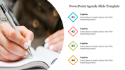 Our Best Editable PowerPoint Agenda Slide Template