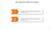 PPT Agenda Slide Template For Business Purpose Presentation