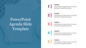 Our Best Creative PowerPoint Agenda Slide Template