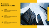 Easy To Customizable Company PPT Presentation Template