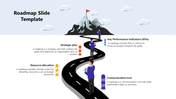 Concise Roadmap PowerPoint And Google Slides Template