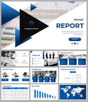 Annual Report PPT Presentation And Google Slides Template s