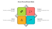 Creative SWOT PowerPoint Slide For Presentation