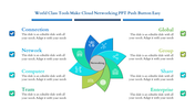 Flower Model Cloud Networking PPT Template