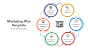 Marketing Plan PPT Template And Google Slides With 6 Options