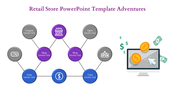 Radiant Retail Store PowerPoint Template for Presentation