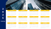 Our Innovate Calendar PowerPoint And Google Slides Template