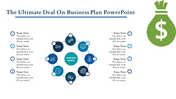 Business Plan PowerPoint Presentation with Eight Nodes