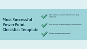 PowerPoint Checklist Template Presentation