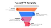 Editable Funnel PPT Template And Google Slides In Multicolor